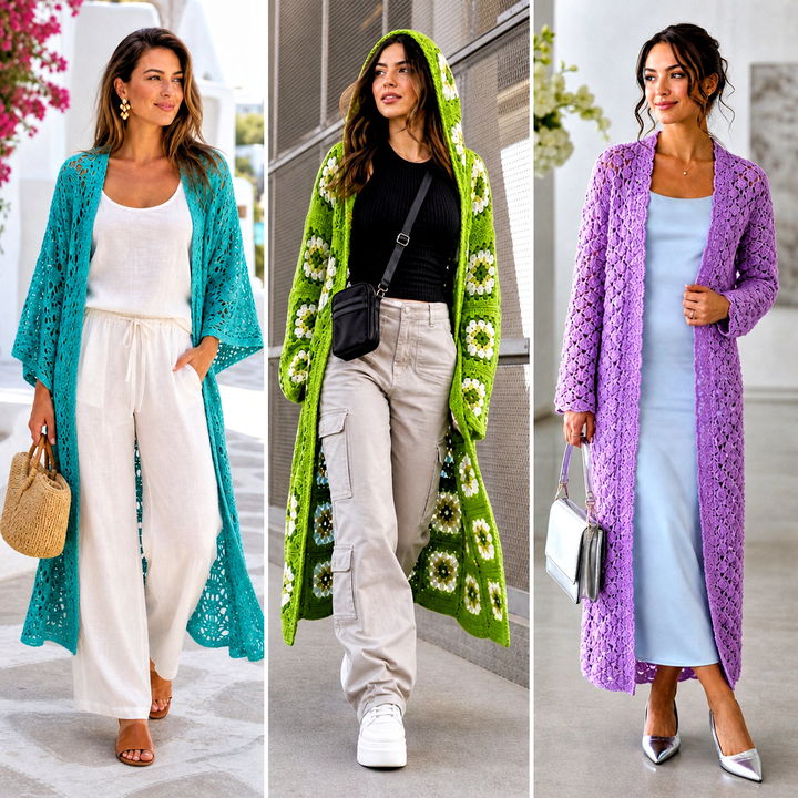 25 Crochet Duster Outfit Ideas for Effortless Layered Style
