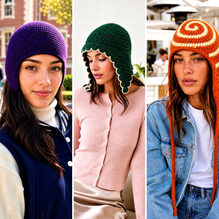 25 Crochet Ear Flap Hat Outfit Ideas for Cozy Winter Style