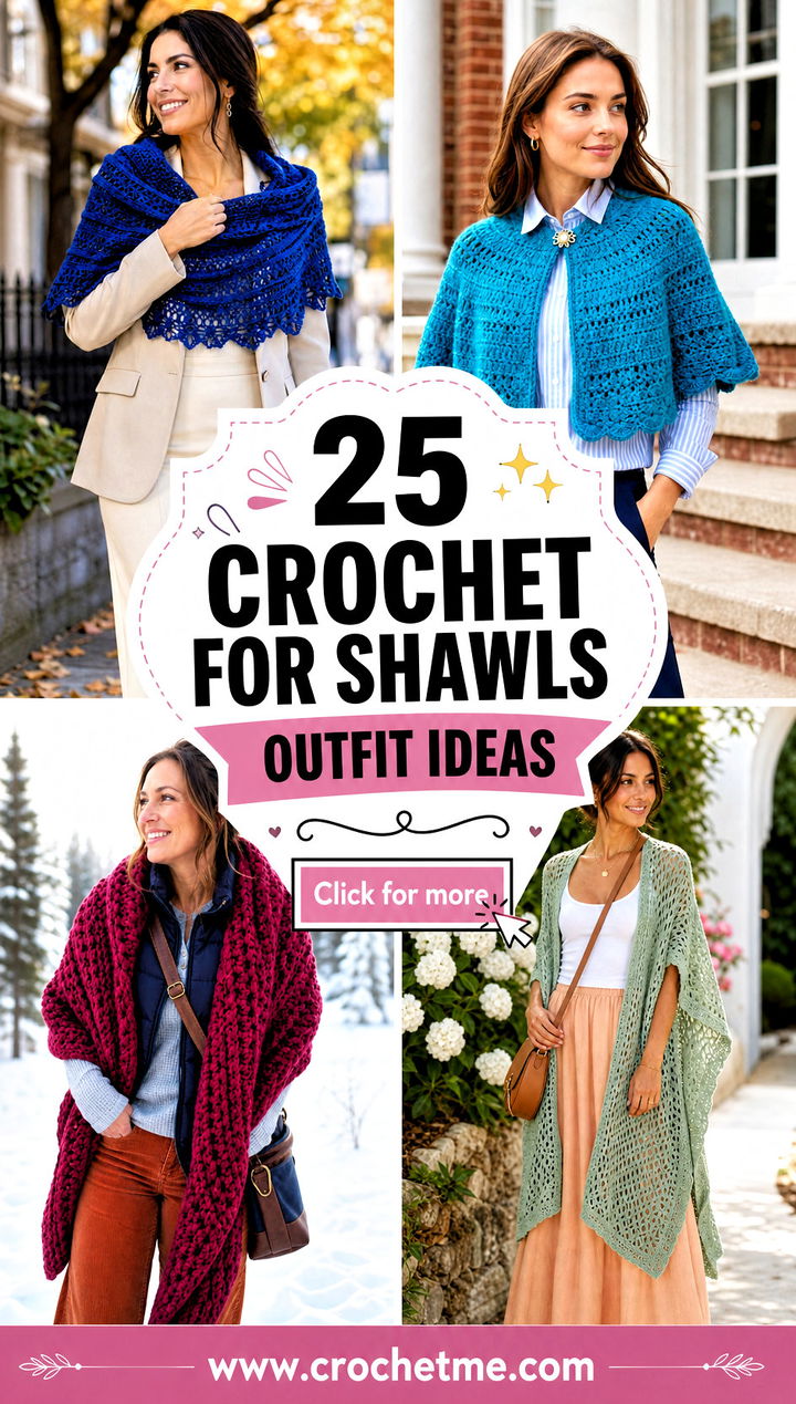 25 crochet for shawls outfit ideas - 25 crochet for shawls outfit ideas
