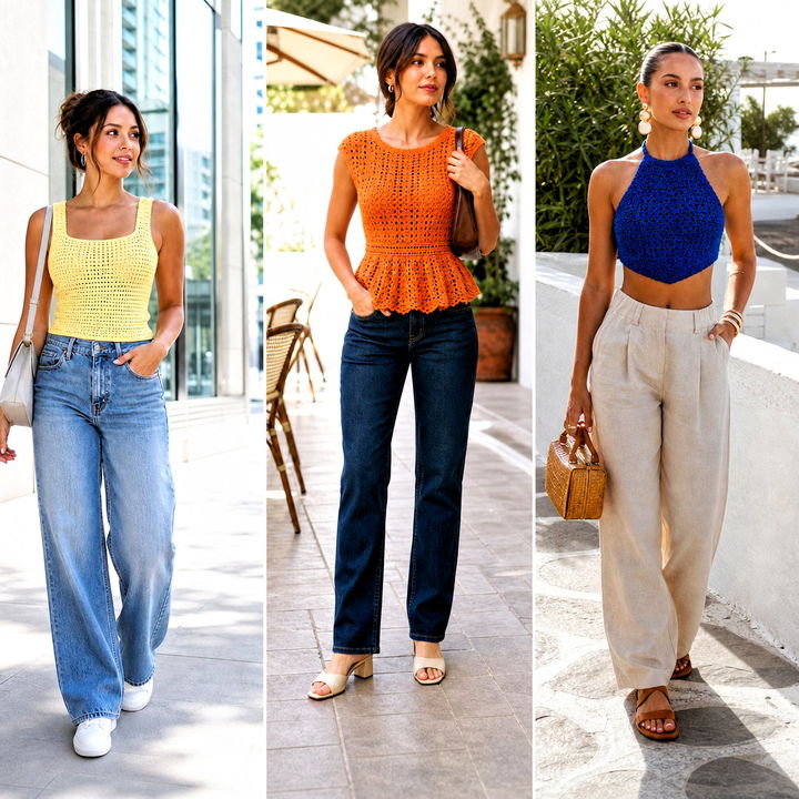 25 Crochet for Tops Outfit Ideas for Fresh Summer Style