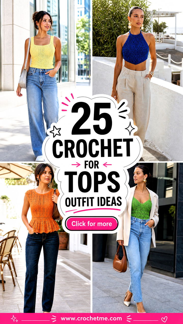 25 crochet for tops outfit ideas - 25 crochet for tops outfit ideas