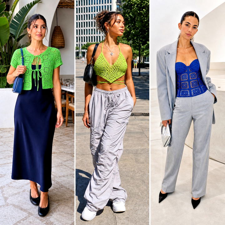 25 Crochet Granny Top Outfit Ideas for Fresh Summer Style