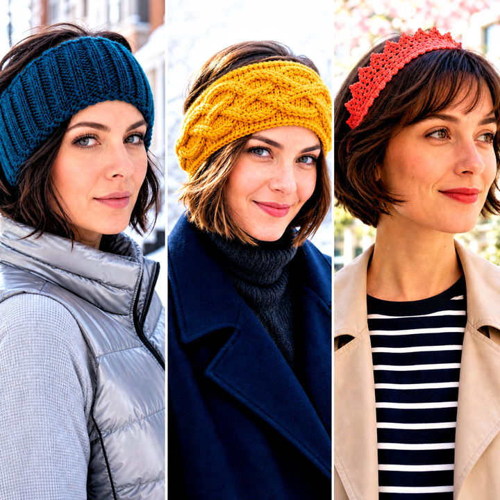 25 Crochet Headband for Short Hair Outfit Ideas: Easy Styles
