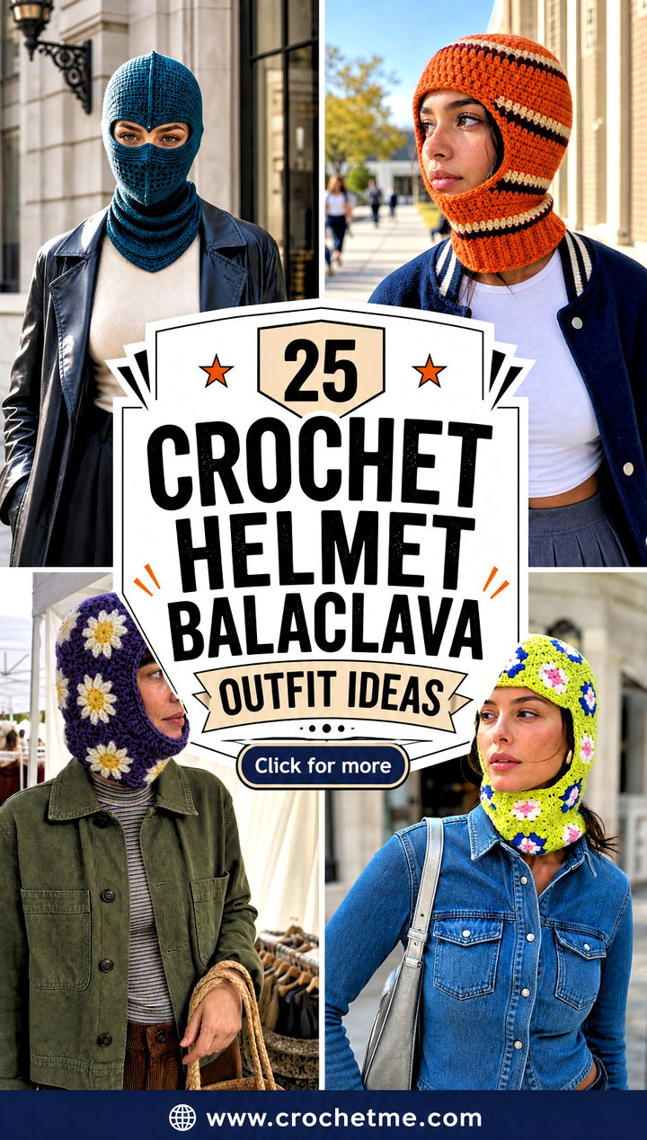 25 crochet helmet balaclava outfit ideas - 25 crochet helmet balaclava outfit ideas