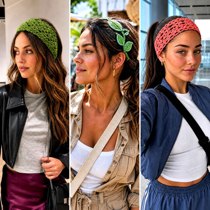 25 Crochet Hippie Headband Outfit Ideas for Boho Summer Style