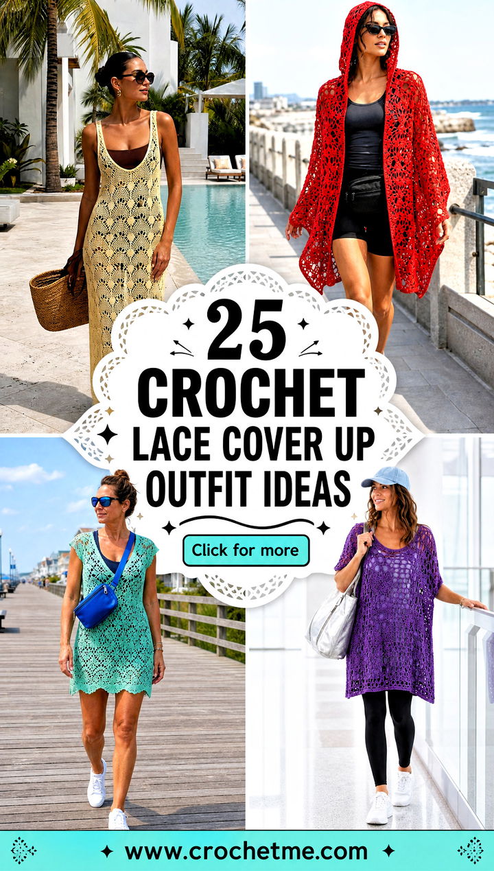 25 crochet lace cover up outfit ideas - 25 crochet lace cover up outfit ideas