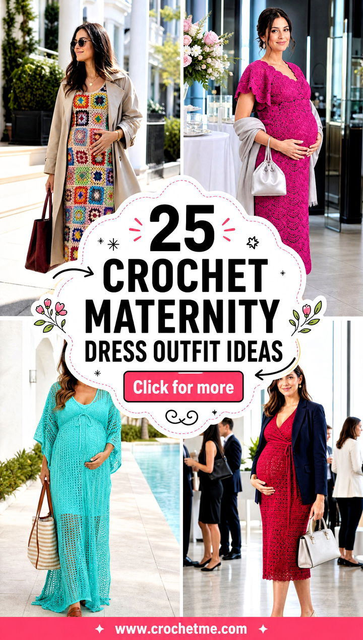 25 crochet maternity dress outfit ideas - 25 crochet maternity dress outfit ideas