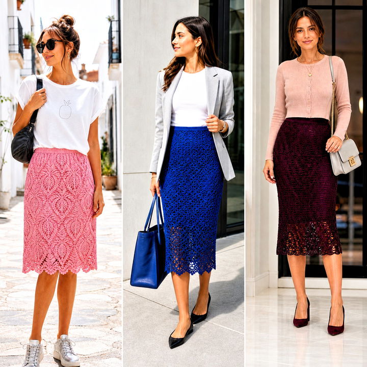 25 Crochet Pineapple Skirt Outfit Ideas for Breezy Summer Style