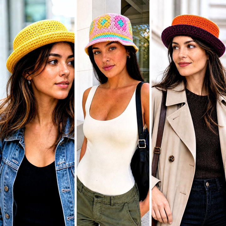 25 Crochet Pork Pie Hat Outfit Ideas With Vintage Flair