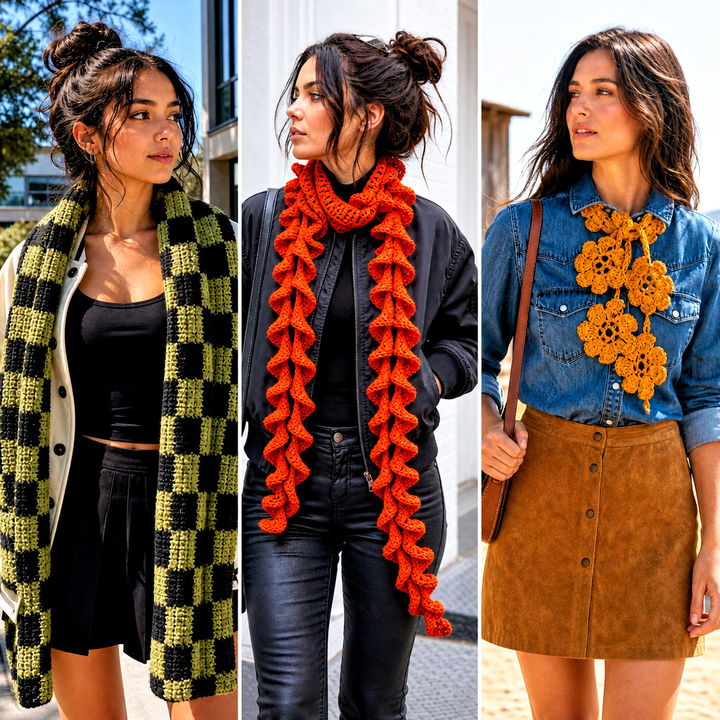 25 Crochet Scarf Design Ideas to Refresh Your Handmade Style