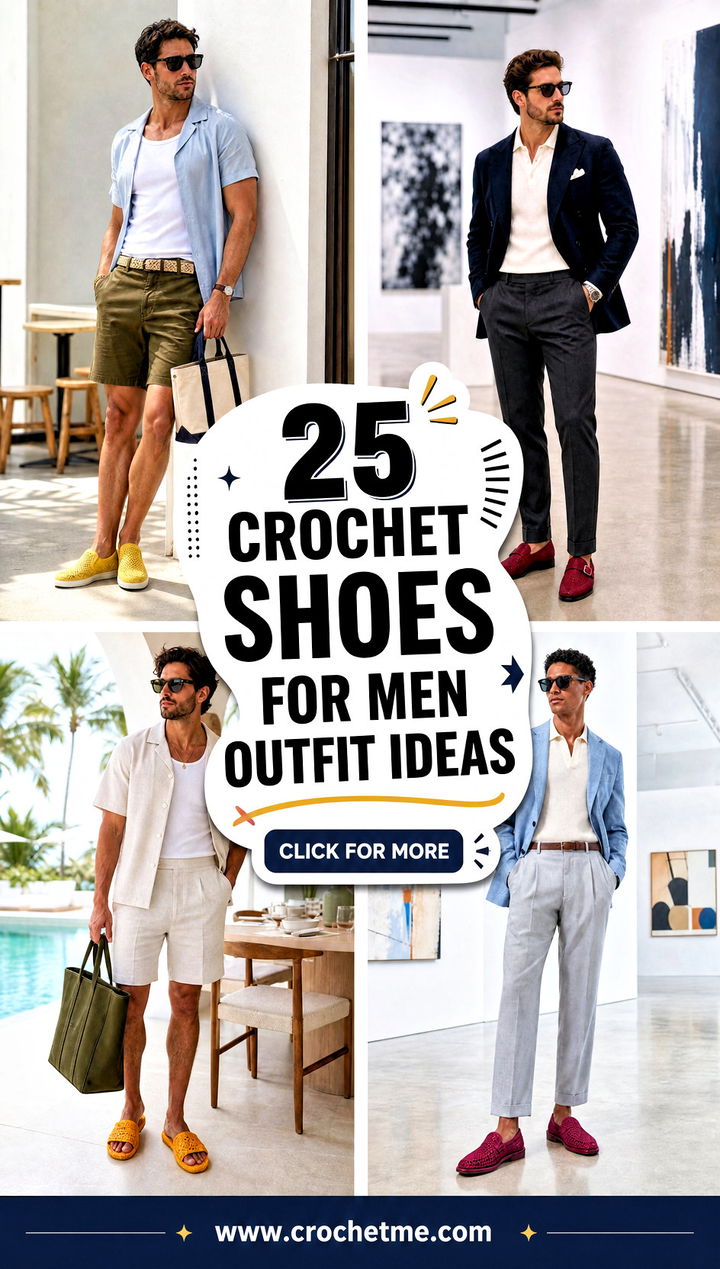 25 crochet shoes for men outfit ideas - 25 crochet shoes for men outfit ideas