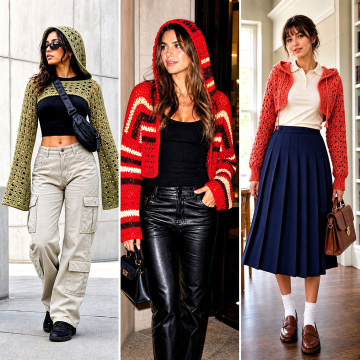 25 Crochet Shrug With Hood Outfit Ideas for Cozy Days Ahead