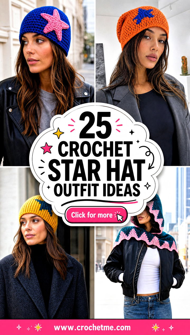 25 crochet star hat outfit ideas - 25 crochet star hat outfit ideas