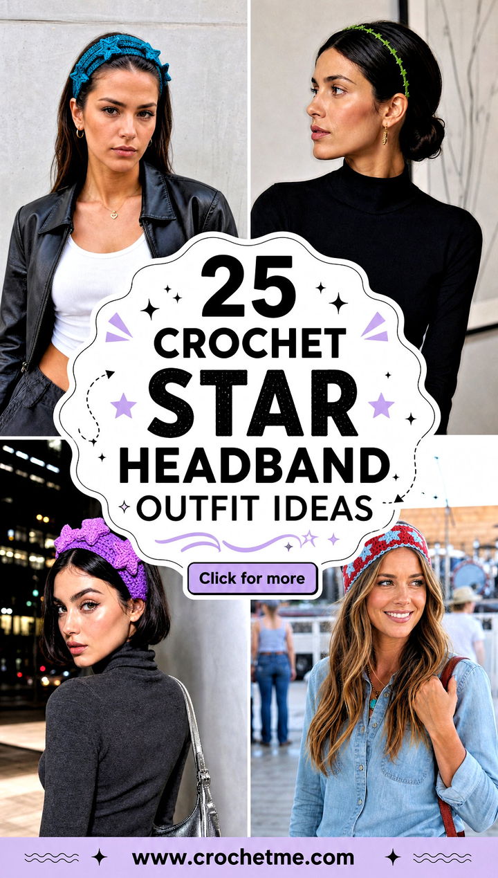 25 crochet star headband outfit ideas - 25 crochet star headband outfit ideas