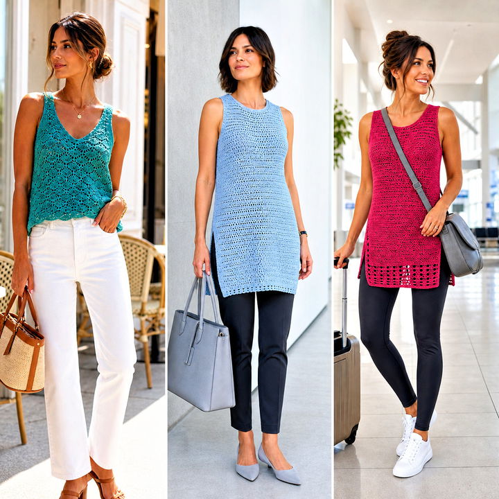 25 Crochet Tank Tops for Women Outfit Ideas for Chic Summer Style