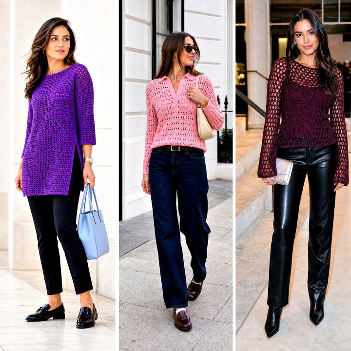 25 Crochet Top Not Cropped Outfit Ideas for Polished Style