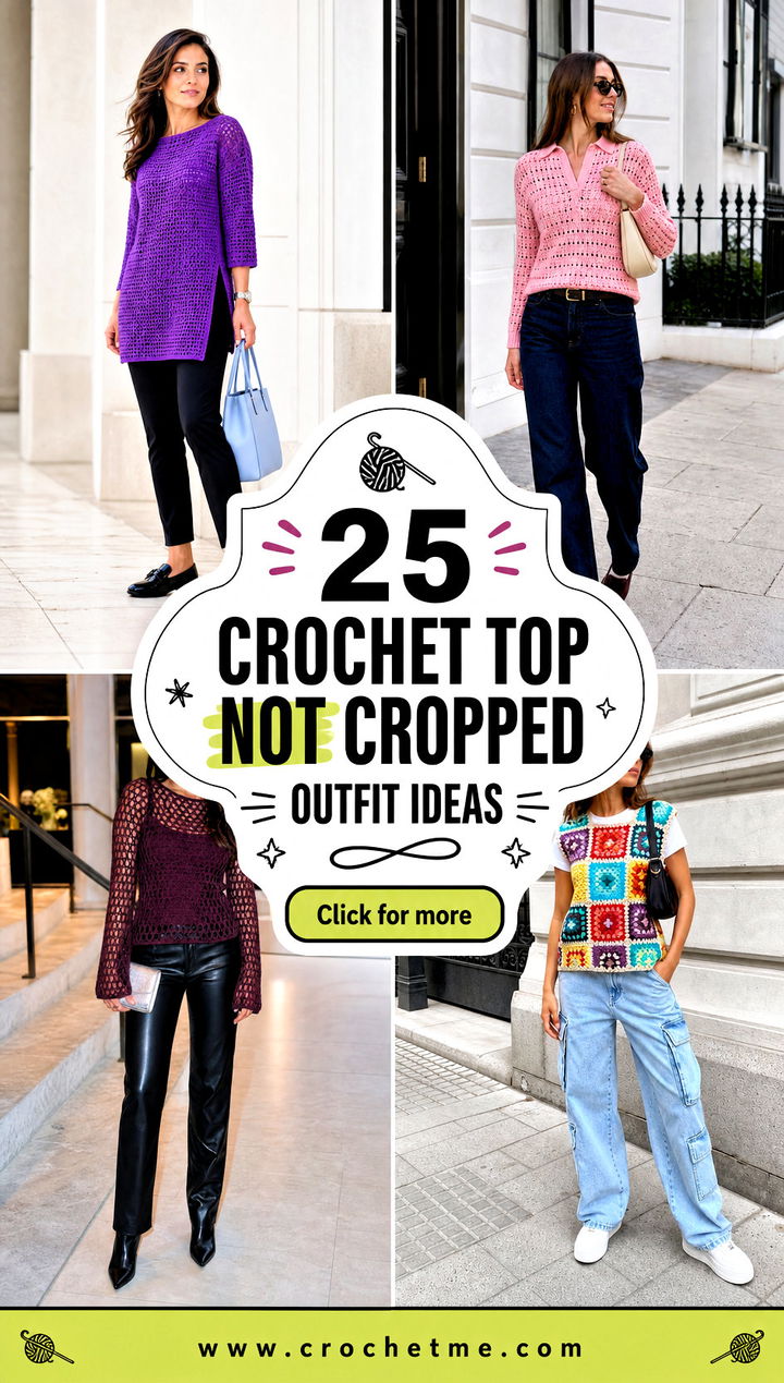 25 crochet top not cropped outfit ideas - 25 crochet top not cropped outfit ideas