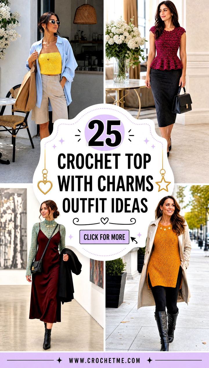 25 crochet top with charms outfit ideas - 25 crochet top with charms outfit ideas