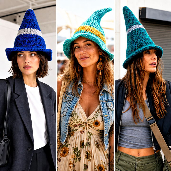 25 Crochet Traffic Cone Hat Outfit Ideas for Quirky Style