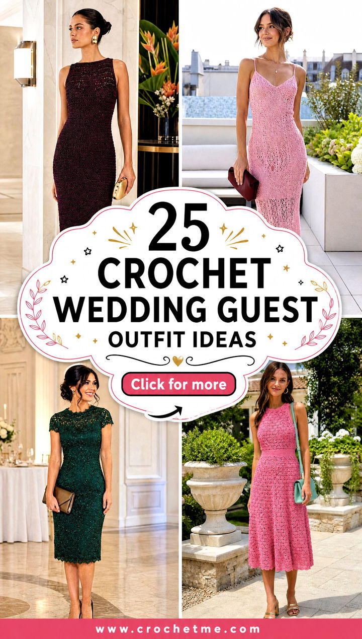 25 crochet wedding guest outfit ideas - 25 crochet wedding guest outfit ideas