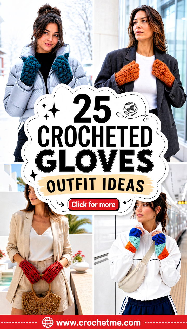 25 crocheted gloves outfit ideas - 25 crocheted gloves outfit ideas