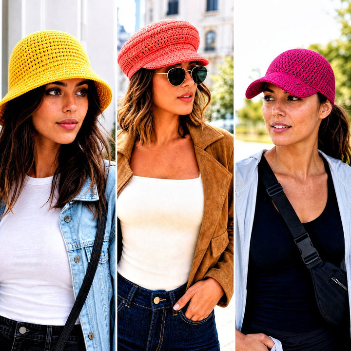 25 Crocheted Hat Outfit Ideas for Easy All-Season Style