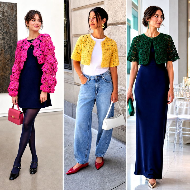 25 Cute Crochet Shrug Outfit Ideas for Effortless Layering