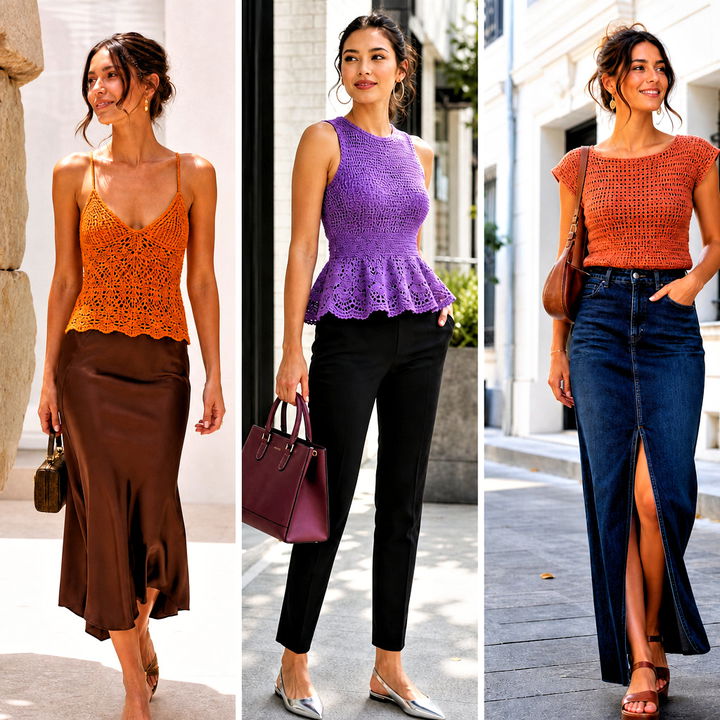 25 Cute Easy Crochet Tops Outfit Ideas for Effortless Style