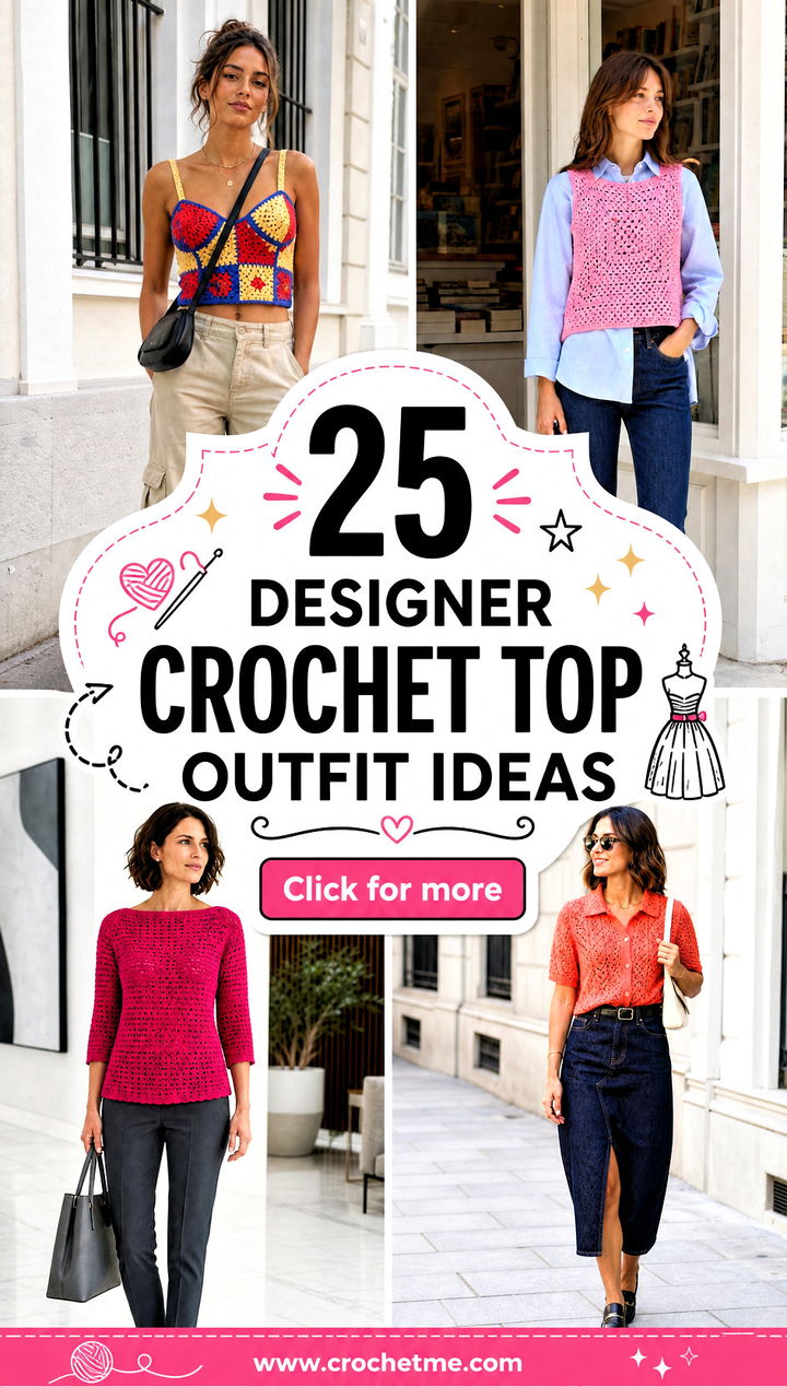 25 designer crochet top outfit ideas - 25 designer crochet top outfit ideas