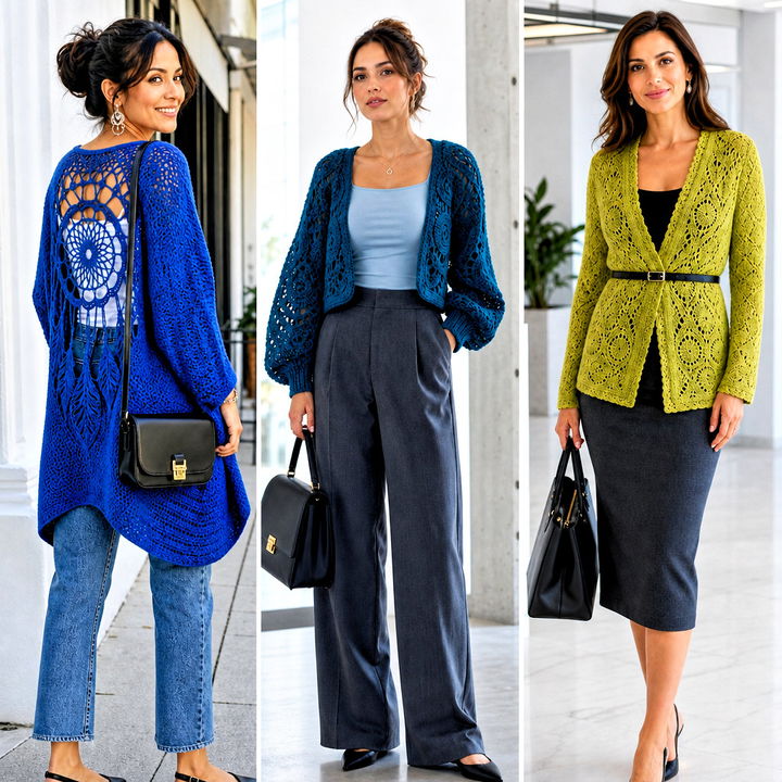 25 Dream Catcher Crochet Cardigan Outfit Ideas for Boho Style