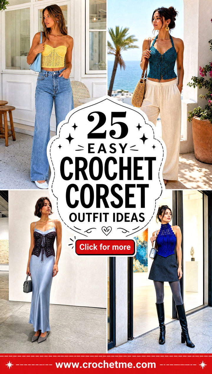 25 easy crochet corset outfit ideas - 25 easy crochet corset outfit ideas