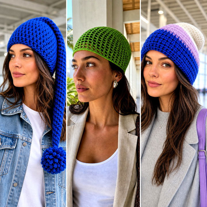 25 Easy Crochet Stocking Hat Outfit Ideas for Winter Style