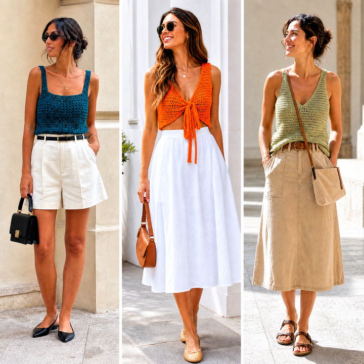 25 Easy Crochet Summer Tops for Beginners Outfit Ideas 2025