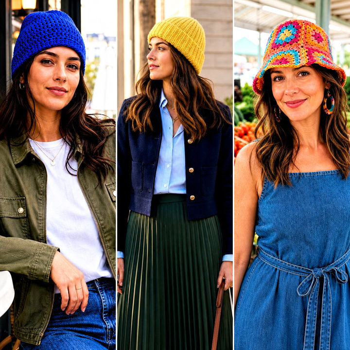 25 Easy Simple Crochet Hats for Beginners Outfit Ideas to Try