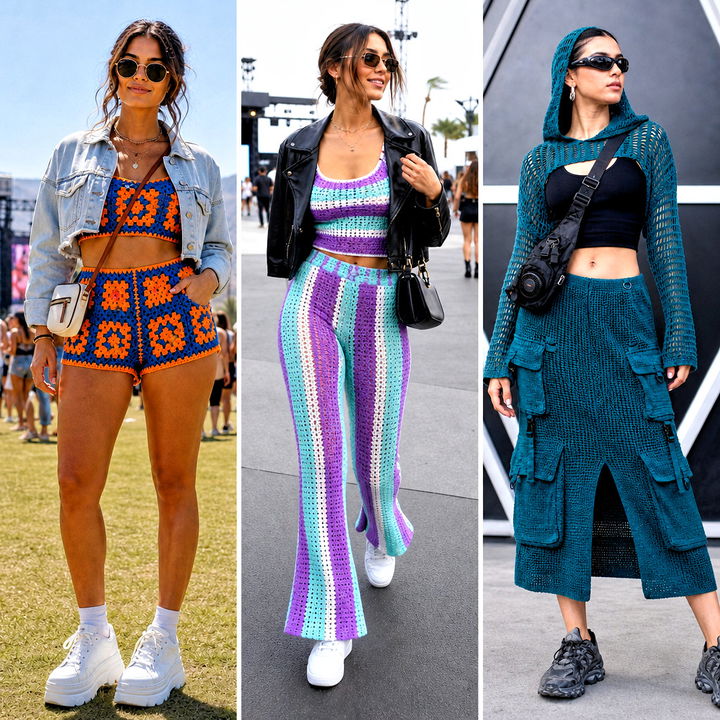 25 Festival Crochet Two Piece Outfit Ideas for Boho Days