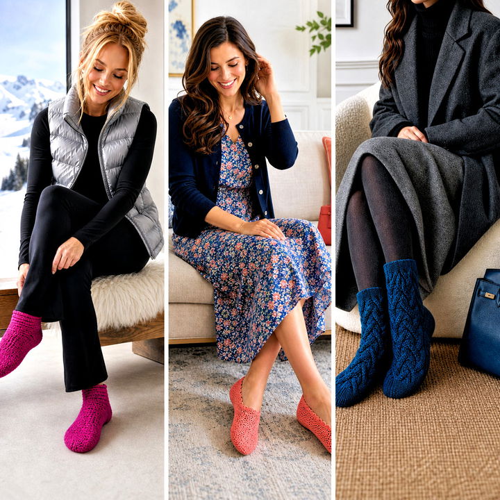 25 Flat Crochet Sock Outfit Ideas for Comfy Everyday Style