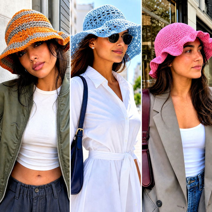 25 Floppy Crochet Hat Outfit Ideas for Breezy Summer Style