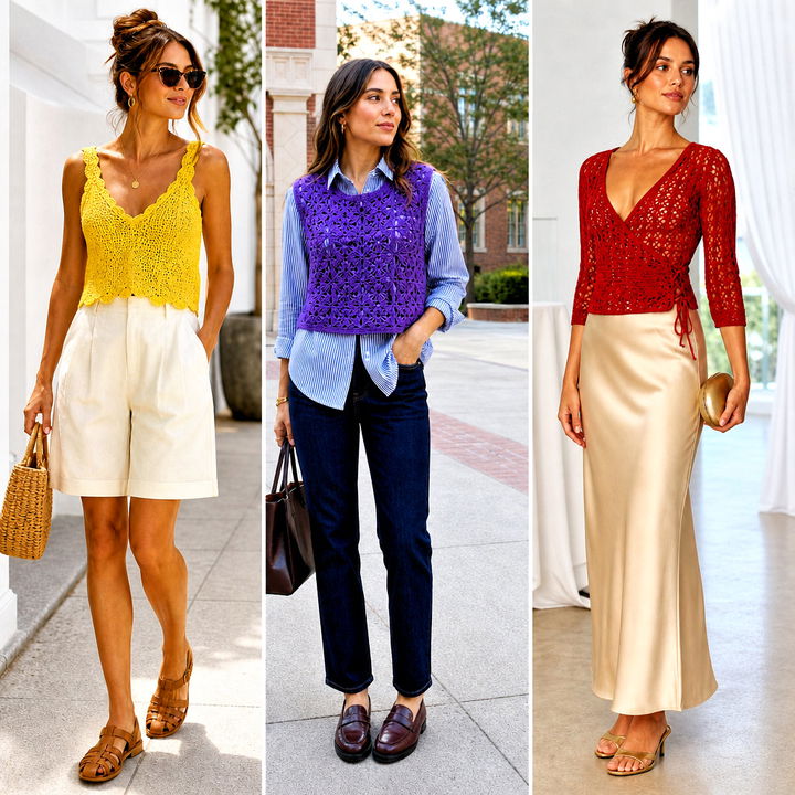 25 Freestyle Crochet Top Outfit Ideas for Creative Summer Style