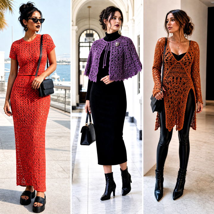 25 Gothic Crochet Clothes and Outfit Ideas for Bold Looks