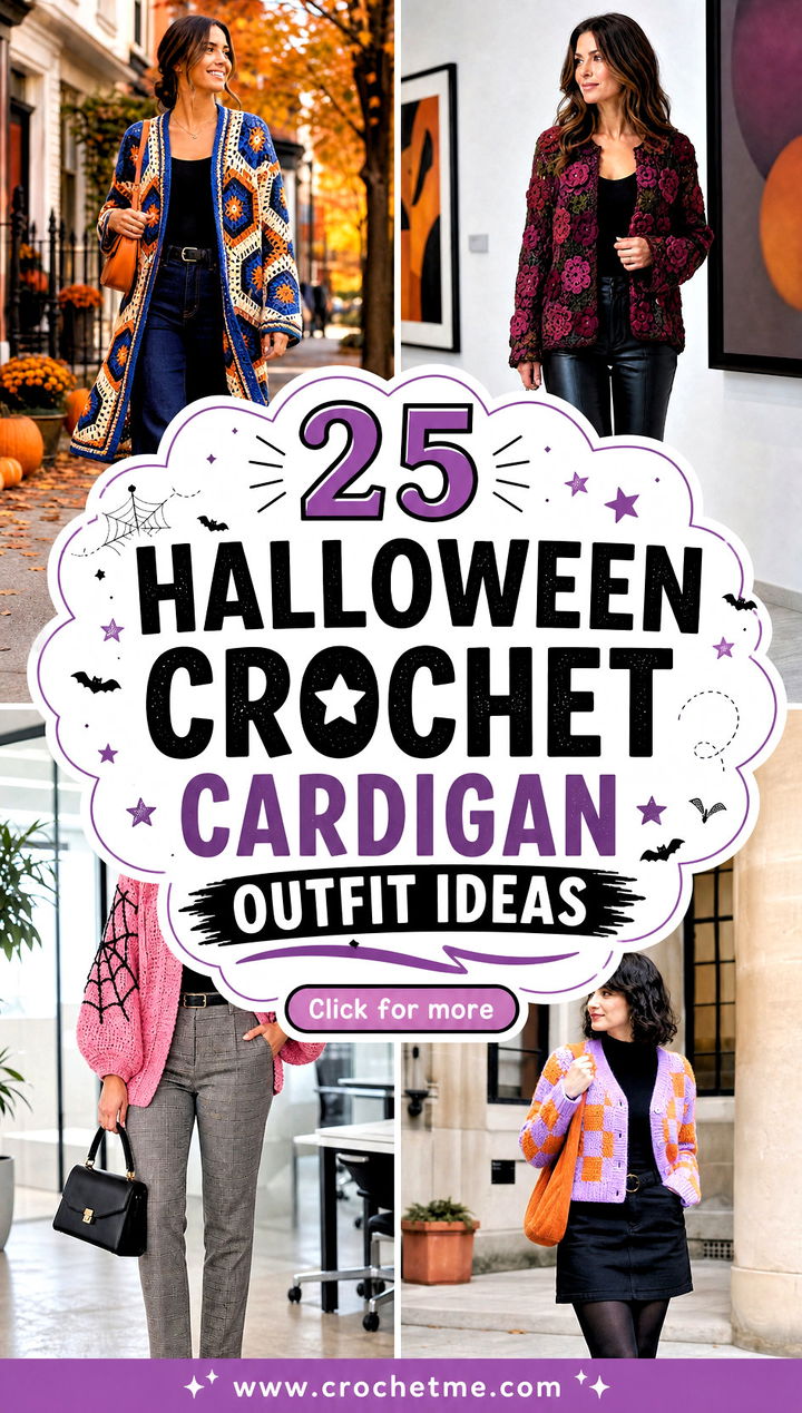 25 halloween crochet cardigan outfit ideas - 25 halloween crochet cardigan outfit ideas