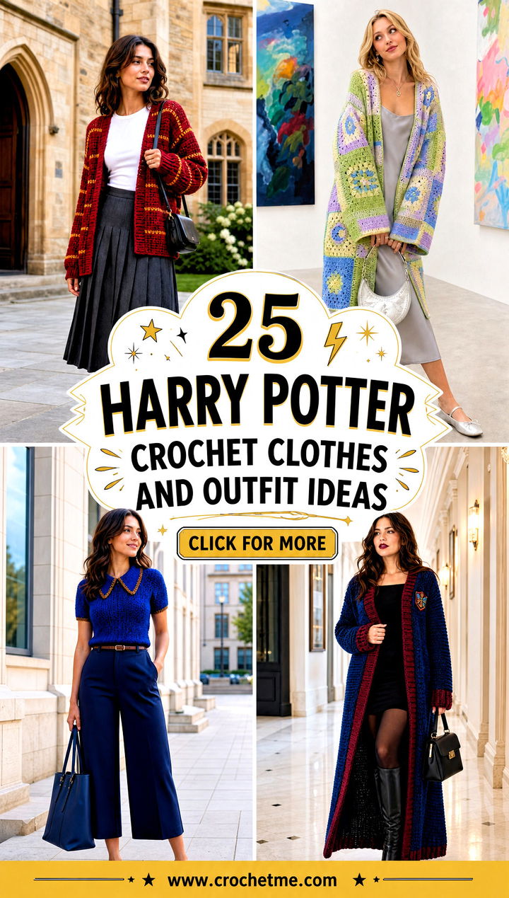25 harry potter crochet clothes and outfit ideas - 25 harry potter crochet clothes and outfit ideas