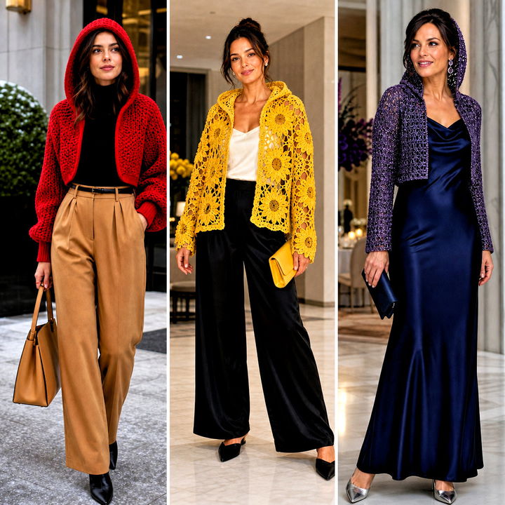 25 Hooded Crochet Bolero Outfit Ideas for Cozy Layering