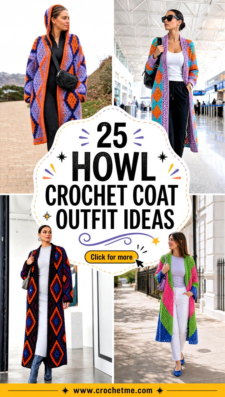 25 howl crochet coat outfit ideas - 25 howl crochet coat outfit ideas
