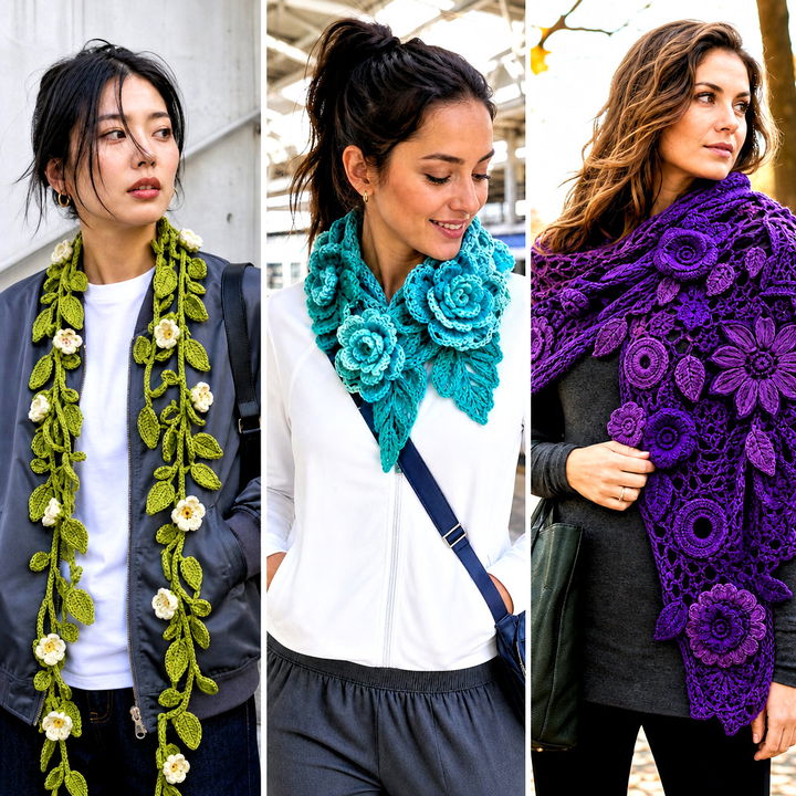 25 Irish Crochet Scarf Outfit Ideas for Cozy Celtic Style