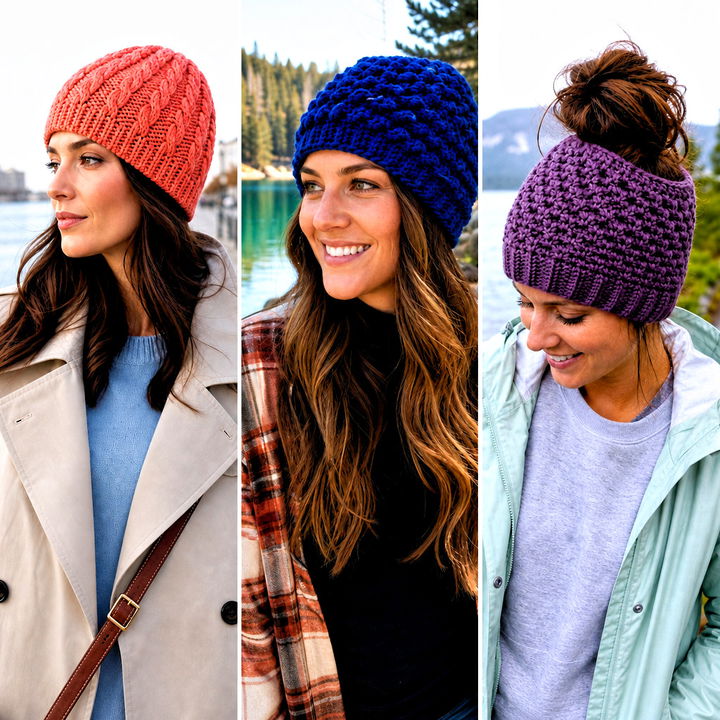 25 Lakeside Crochet Beanie Outfit Ideas for Breezy Days