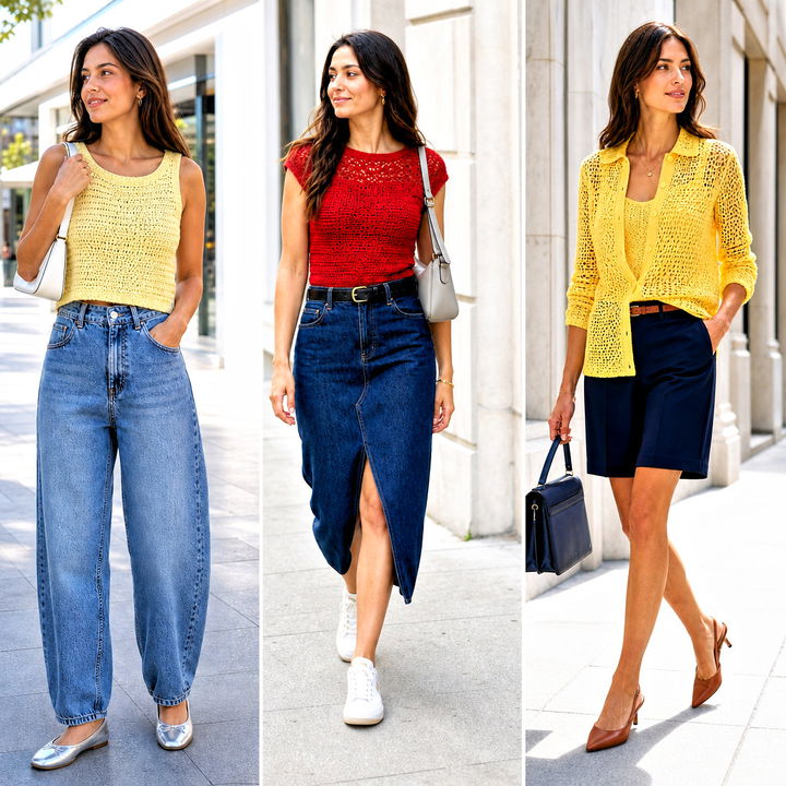 25 Lightweight Crochet Top Outfit Ideas for Hot Summer Days