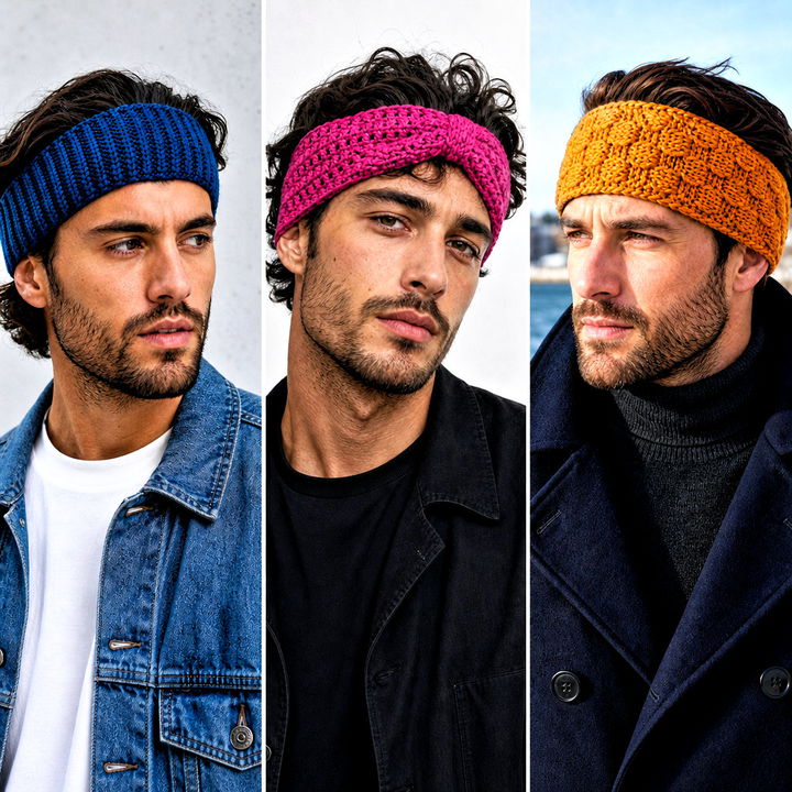 25 Men’s Crochet Headband Outfit Ideas for Easy Active Style