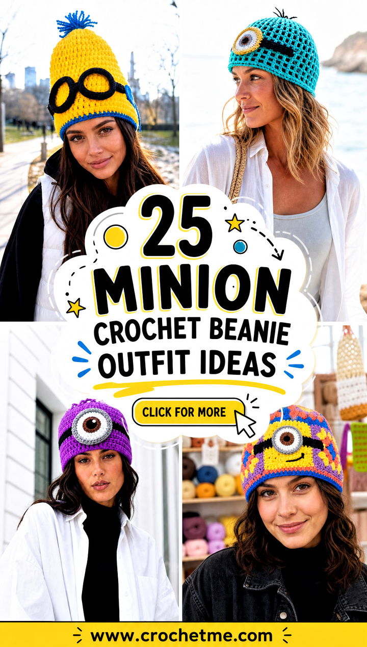 25 minion crochet beanie outfit ideas - 25 minion crochet beanie outfit ideas
