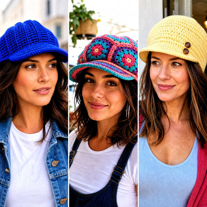 25 Newsboy Crochet Hat Outfit Ideas for Chic Vintage Style