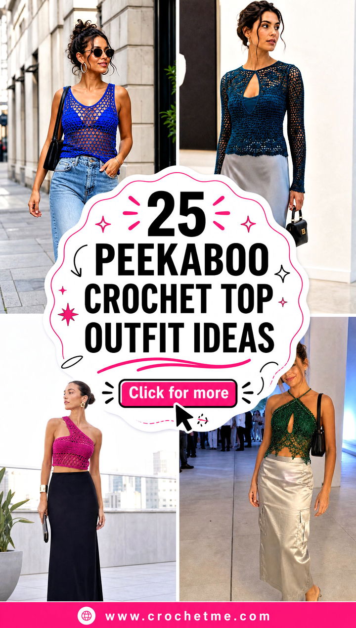 25 peekaboo crochet top outfit ideas - 25 peekaboo crochet top outfit ideas